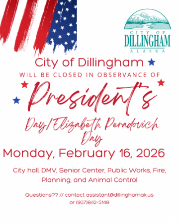 blue red and white president's day 