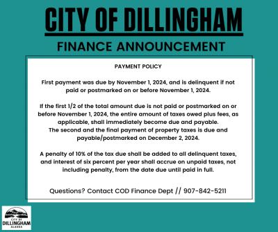 Finance Announcement 3 