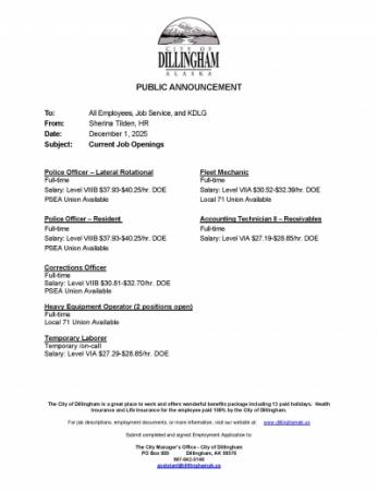 Public Announcement 12.01.25