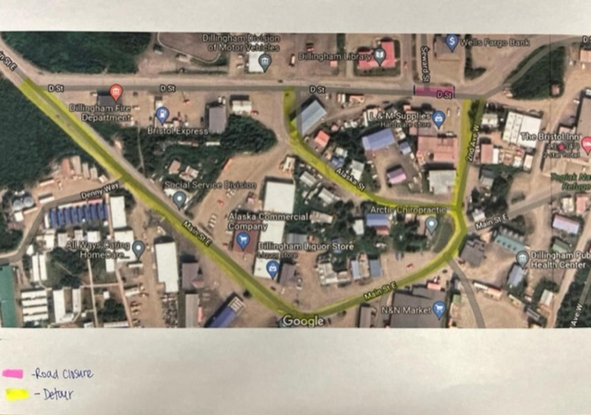 D Street section Closed, May 31 till June 9