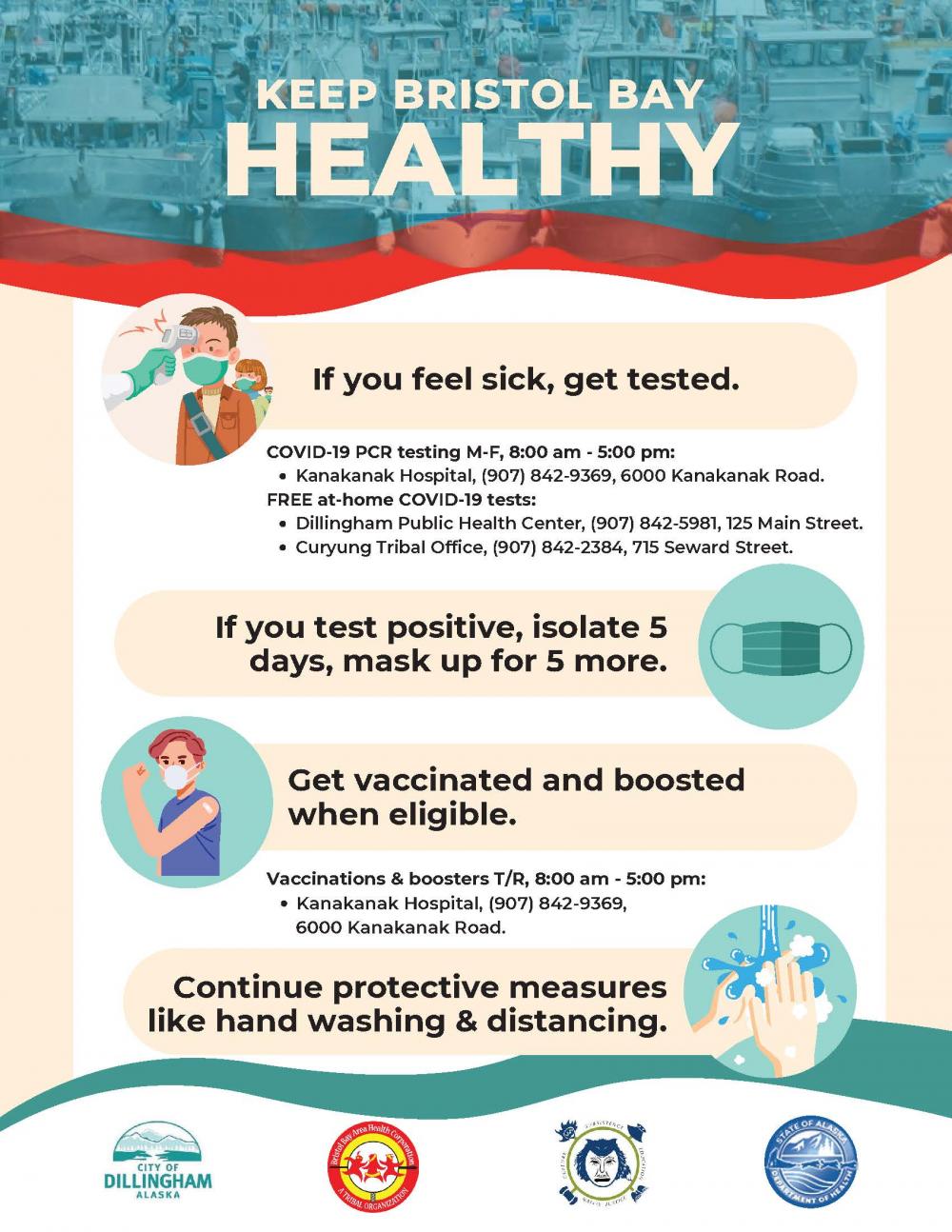 COVID19 Vaccination and Testing Information Dillingham, AK